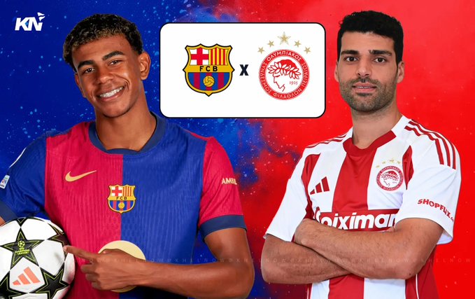 Watch – Barcelona vs Olympiacos | Live stream